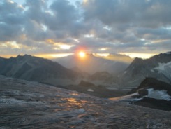 Sunrise in Valais Alps, Switzerland